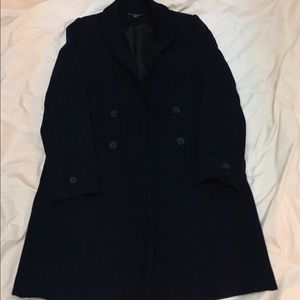 Navy long coat